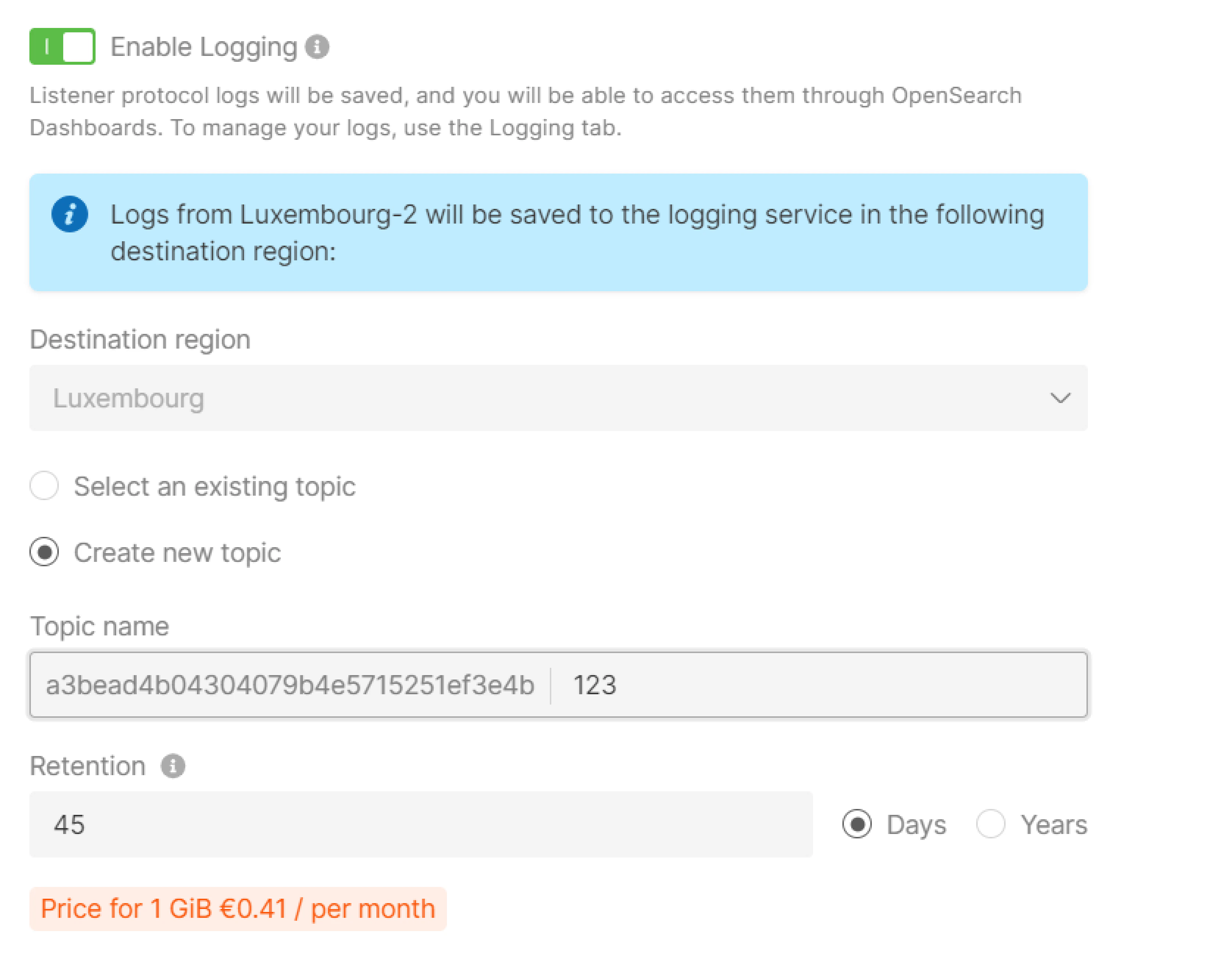 Configure Logging
