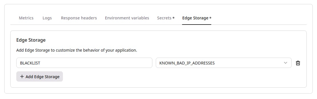 FastEdge applications edge
storage