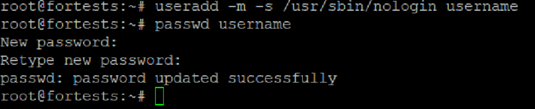 Create a password