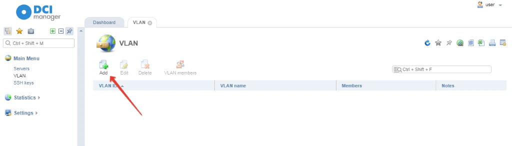 new VLAN