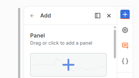 Add drawer with the Panel control