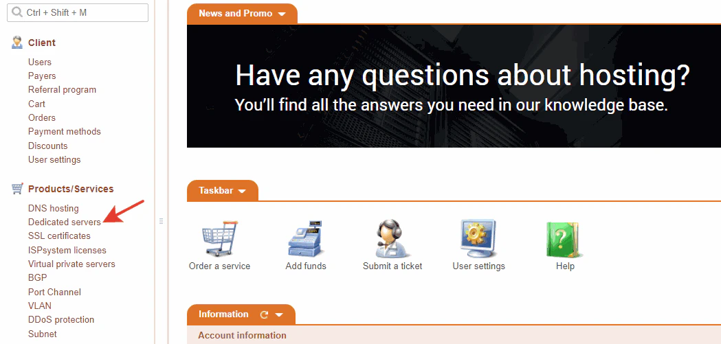 Delete a Dedicated Server