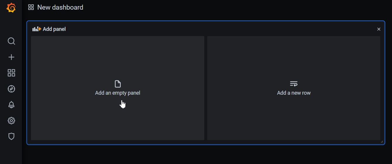Add an empty pane