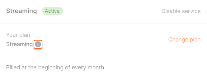 Statistics tab