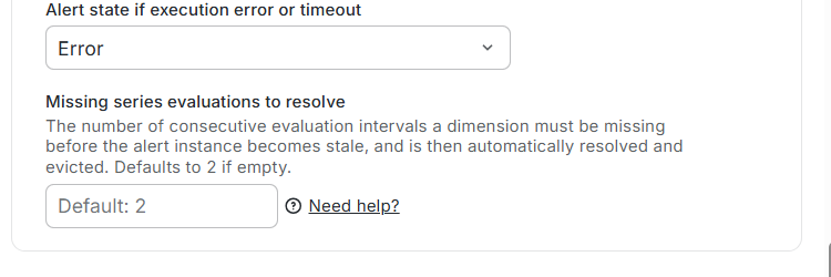 Error state and the missing-series field at its default of 2