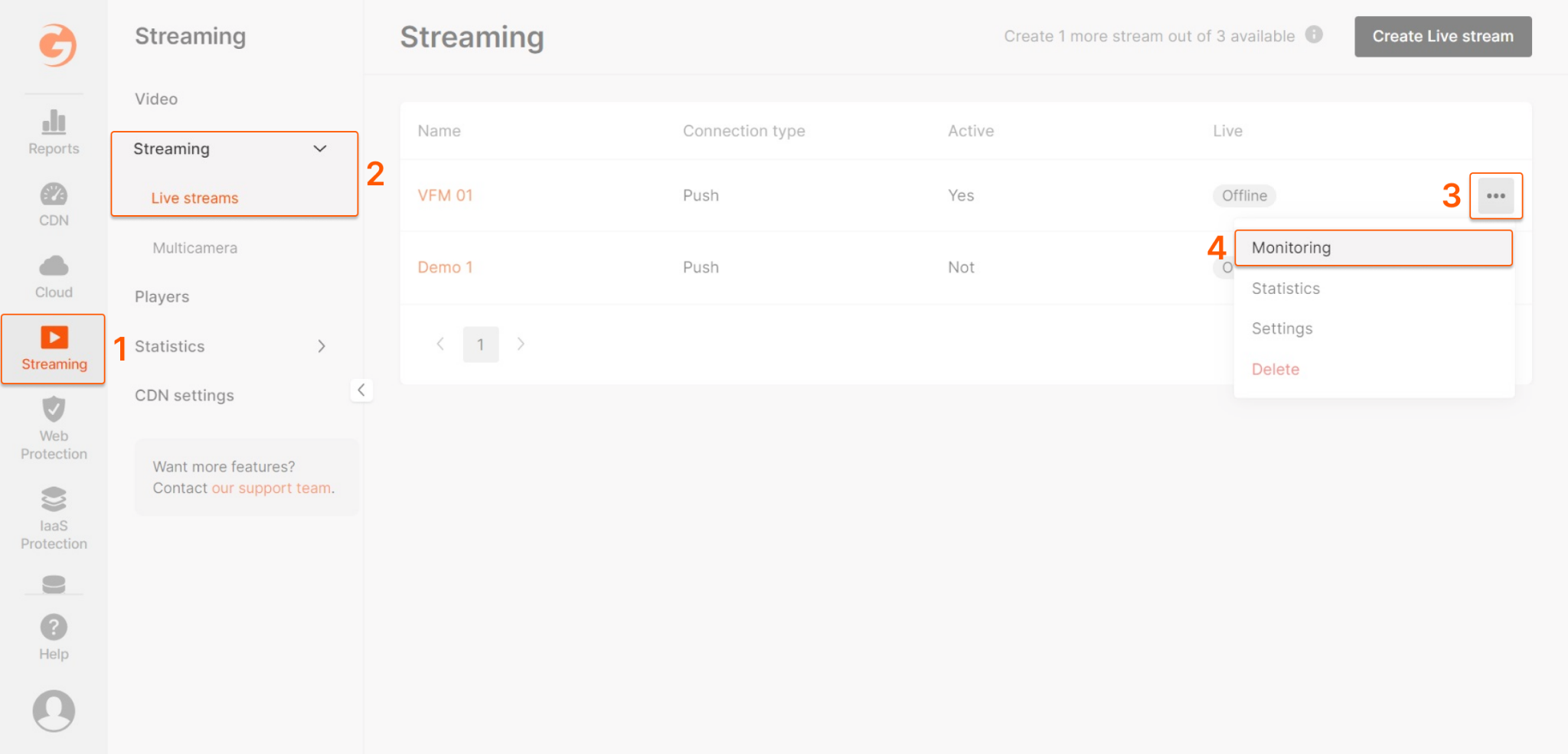Streaming