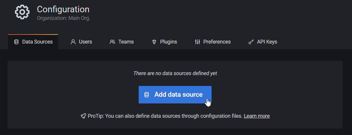 data source