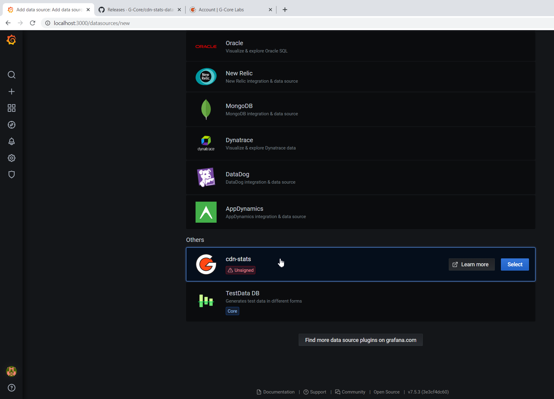 cdn-stats plugin