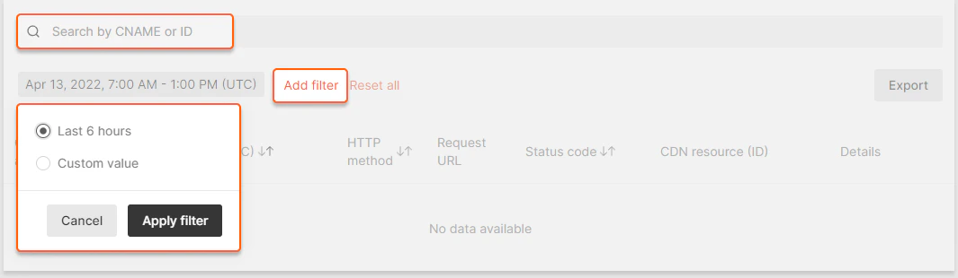 customize a log report