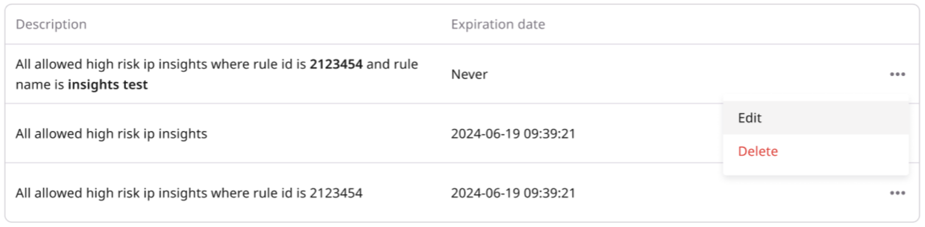 Modify or remove silence rules