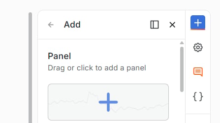 Add drawer with the Panel control