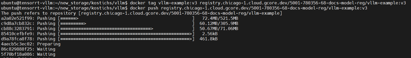 Tag and push the image to a registry
