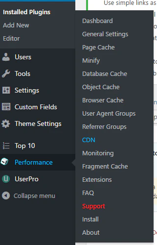 CDN section