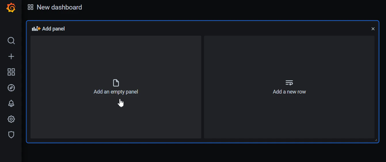 Add an empty pane