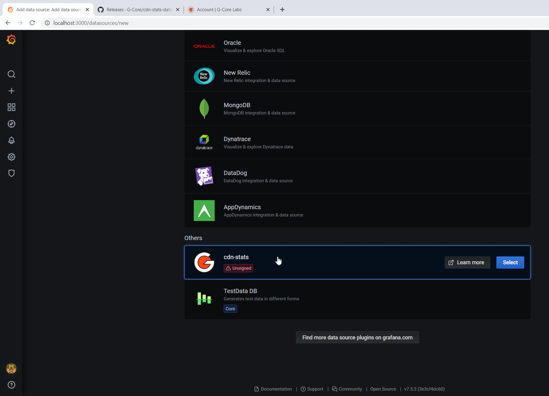 cdn-stats plugin