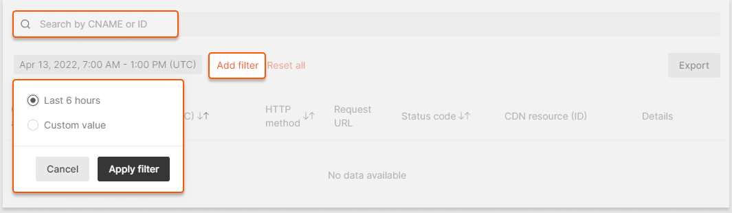 customize a log report