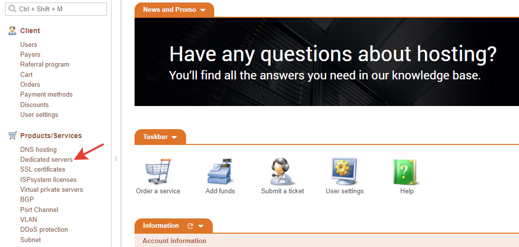 Delete a Dedicated Server