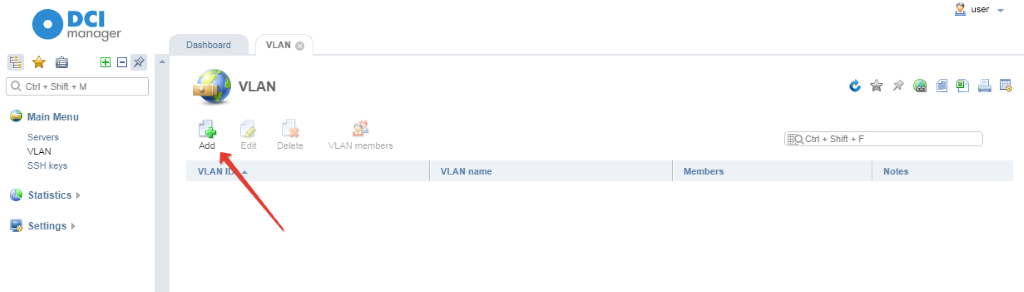 new VLAN