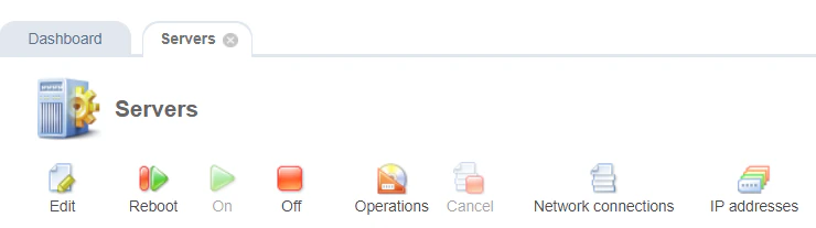 Reboot a server