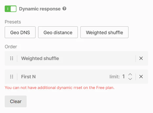 Configure Weighted shuffle picker