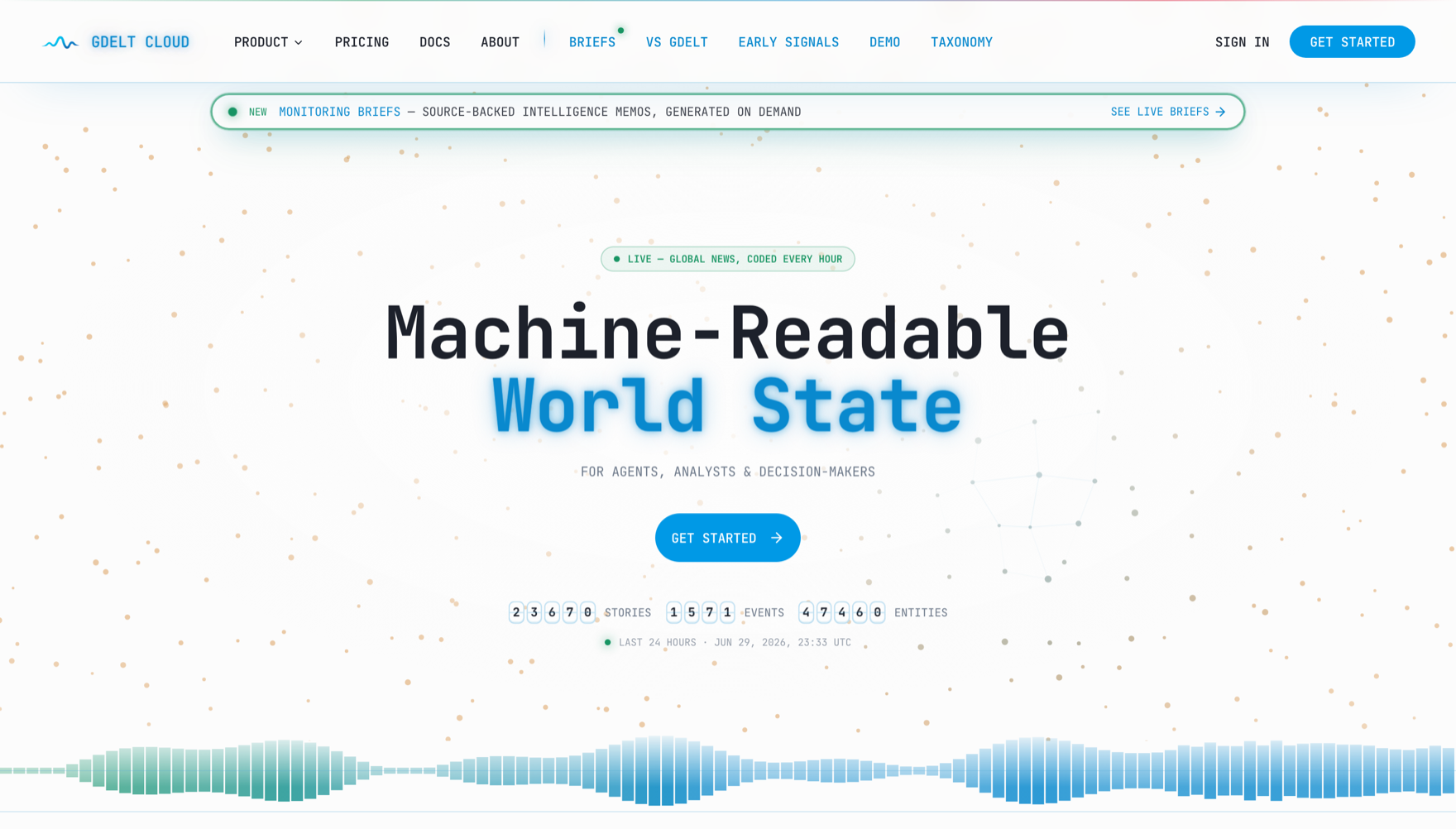 GDELT Cloud Docs — Global Event Data API & MCP