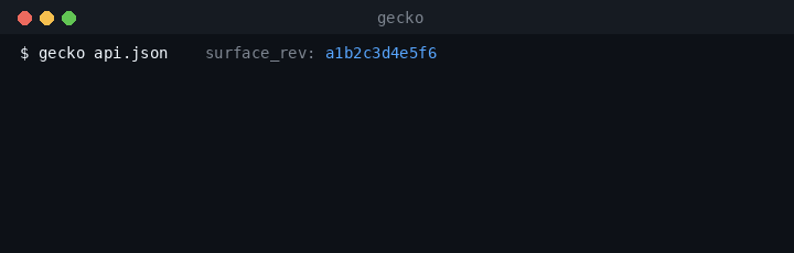 Editing one field flips surface_rev and regenerates the affected tool