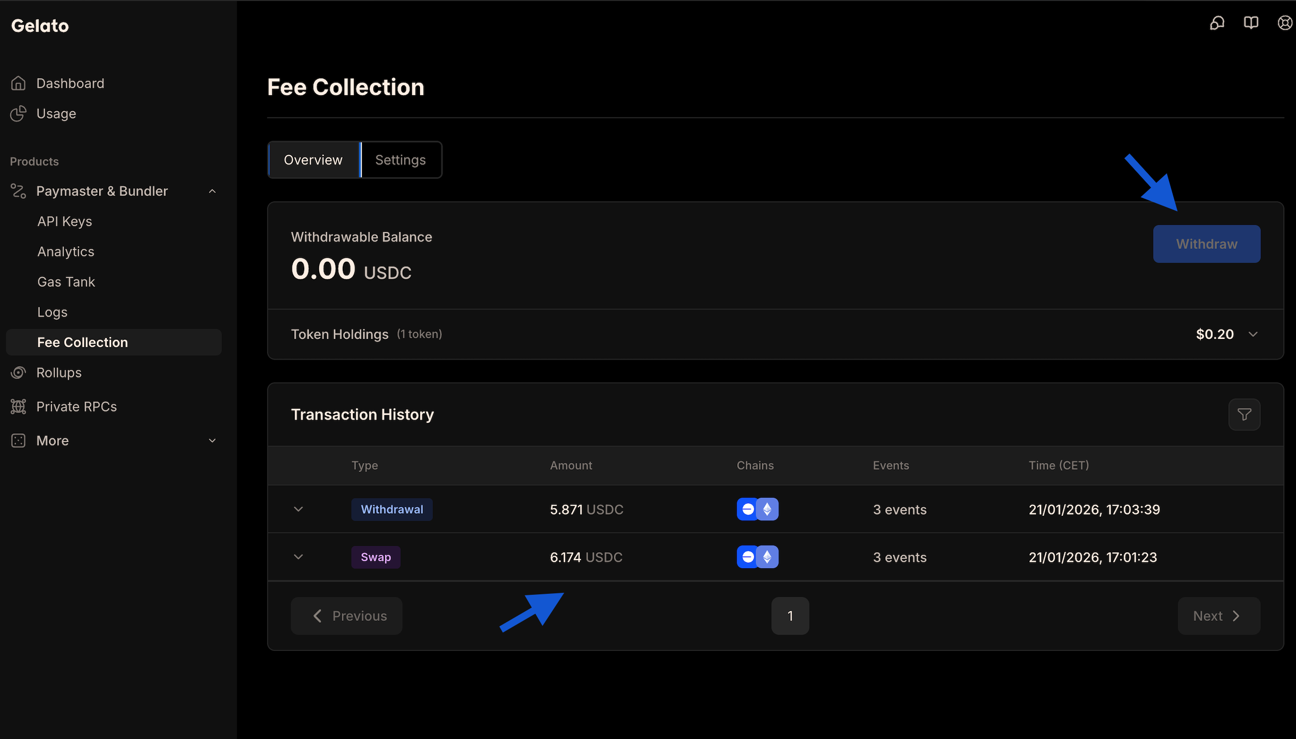 Fee Collector Dashboard