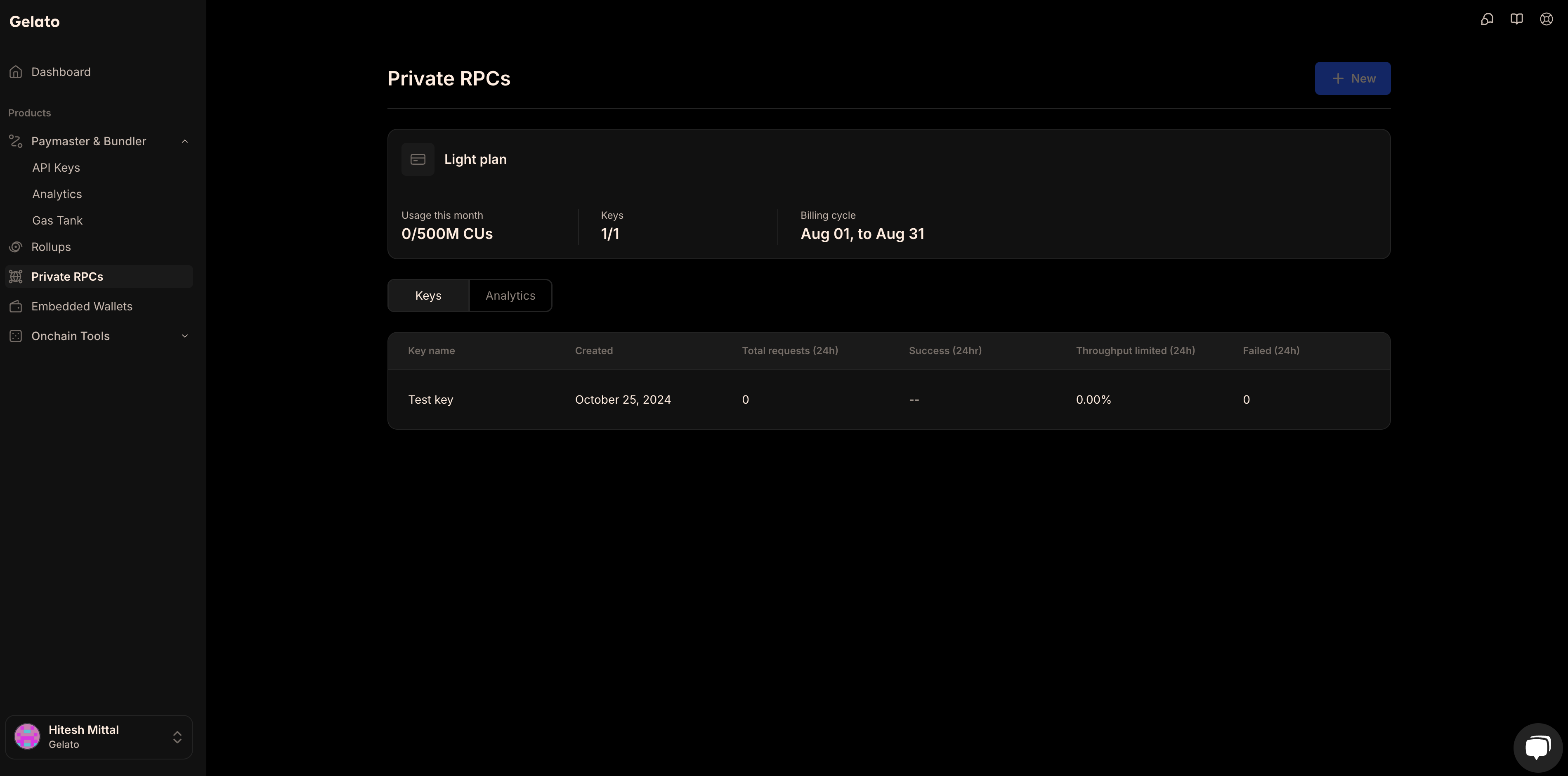 RPC Nodes Dashboard
