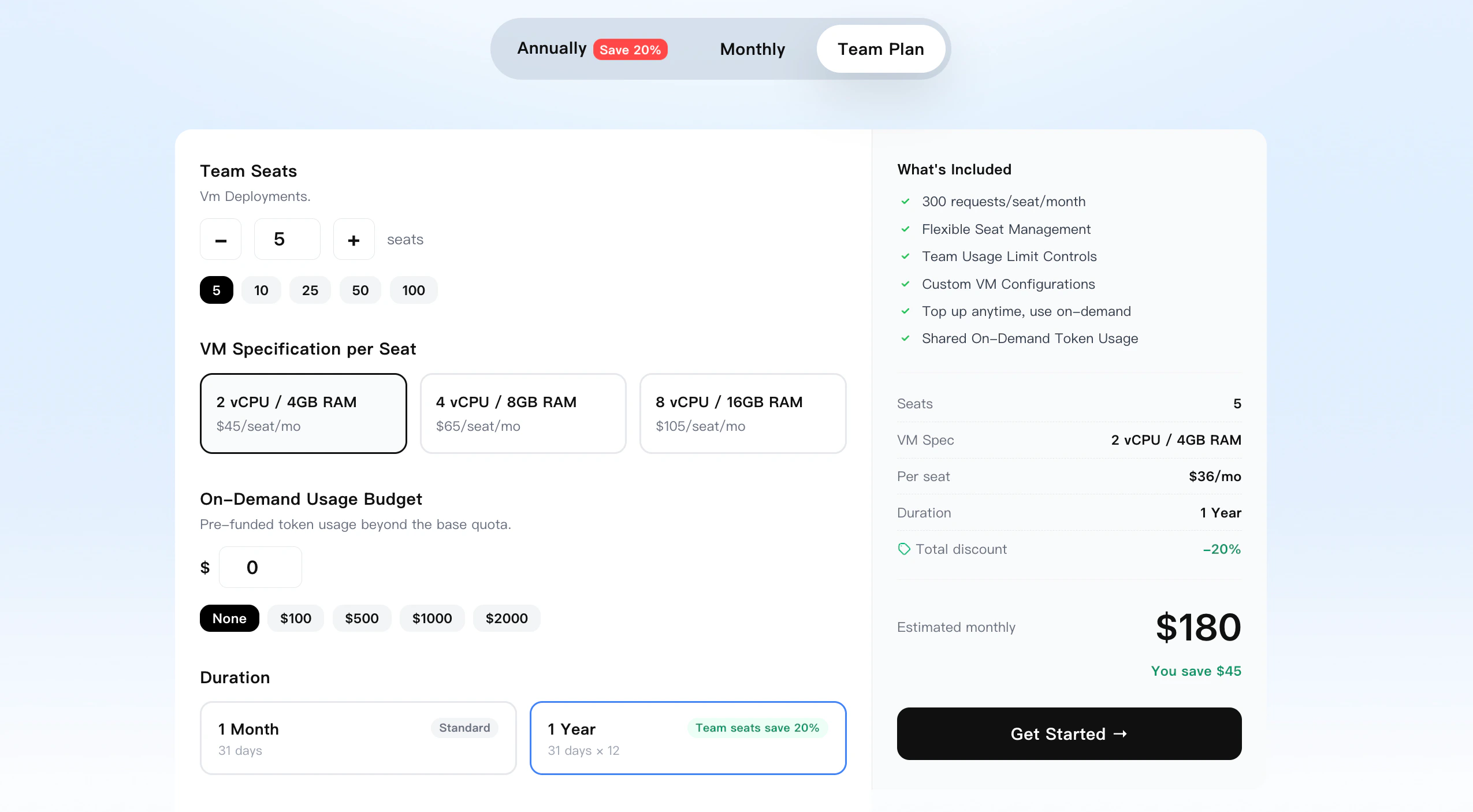 0418 Teamplan Pricing