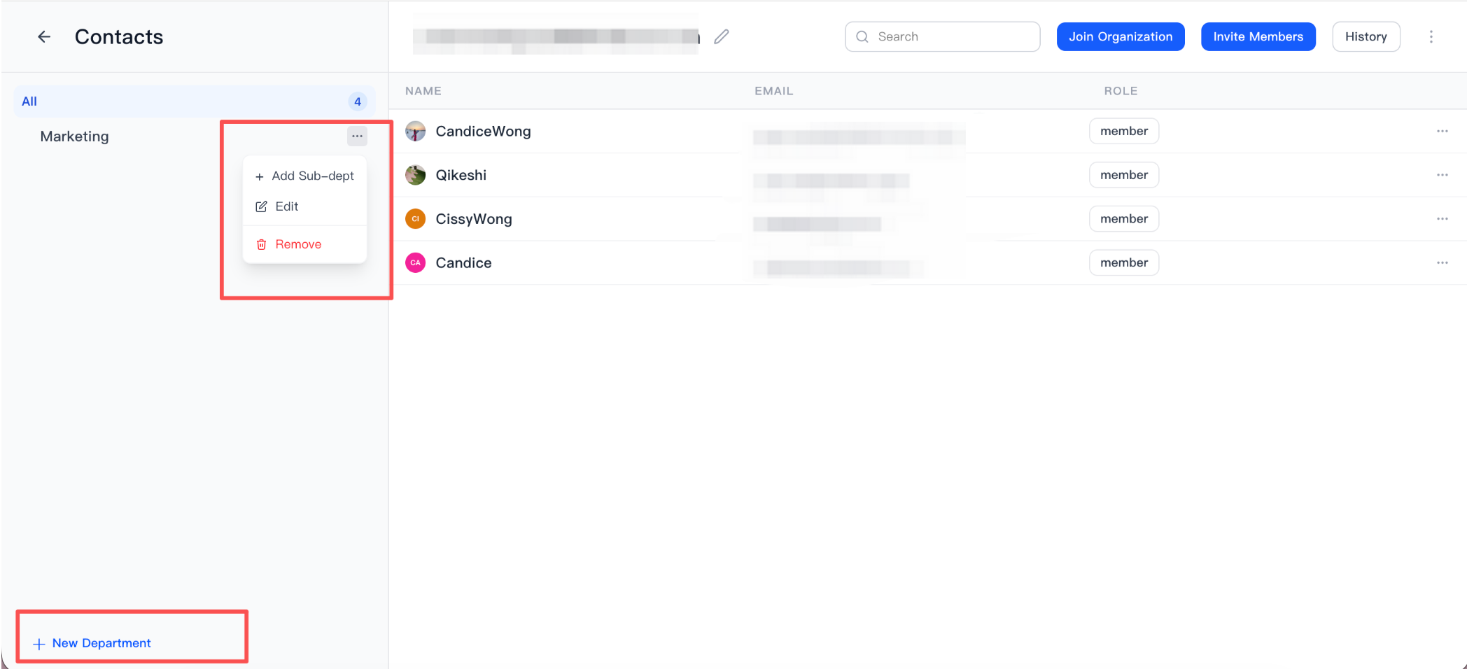 Departmentmanage