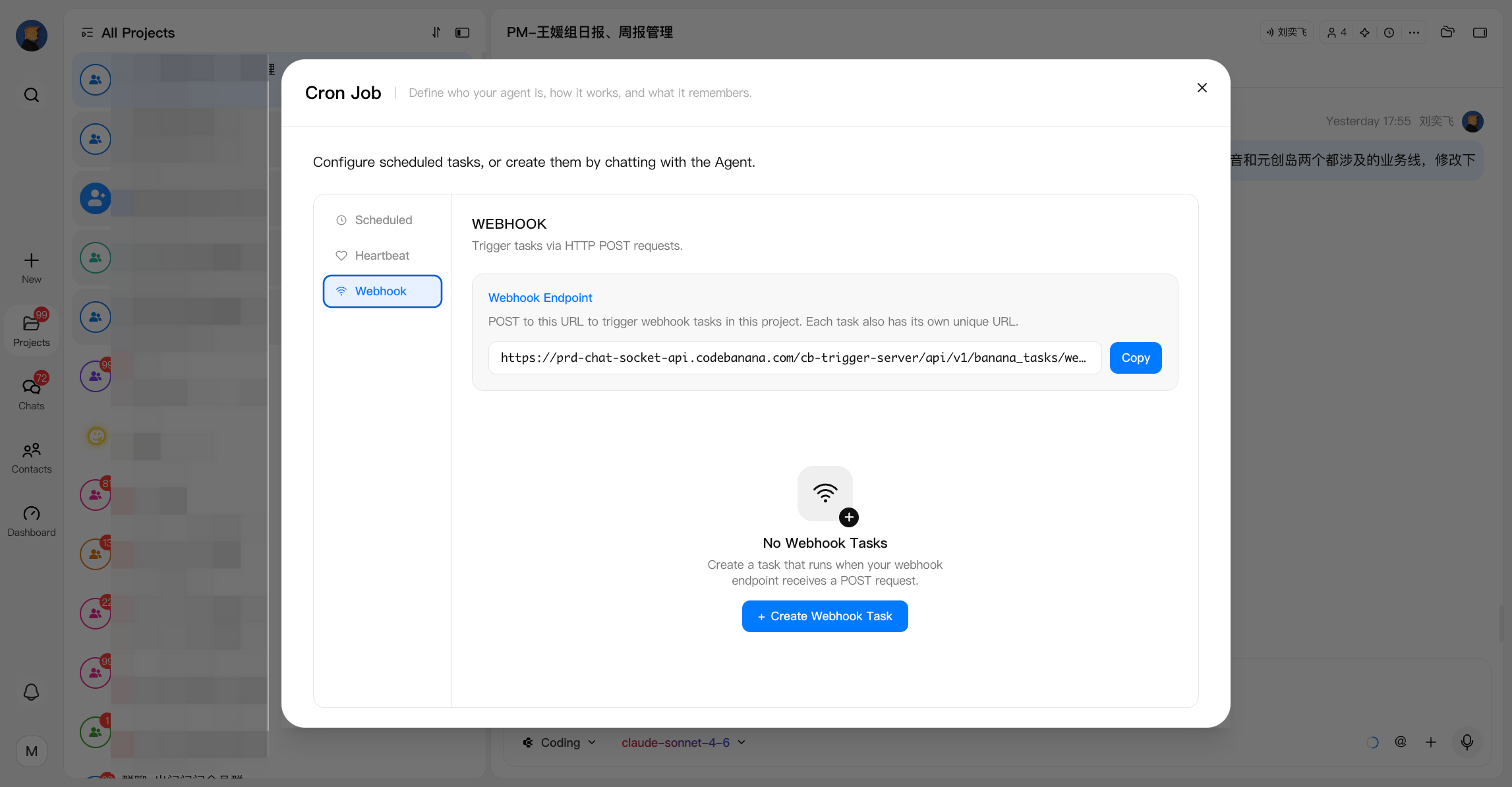 CreateWebhookTask