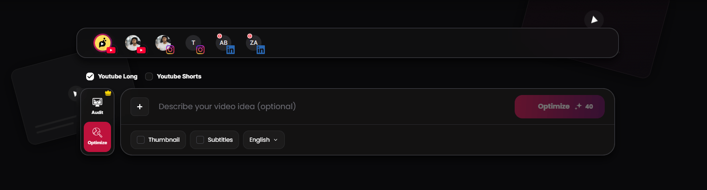 Input Of Optimization