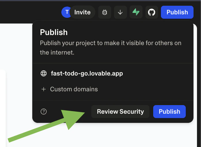 How to find the security review