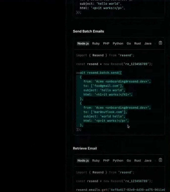 Enviar e-mails em lote GDPR Resend Pn