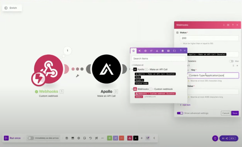 Webhook Apollo Webhook Make Pn