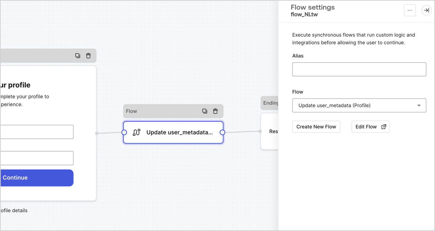 Dashboard > Actions > Forms > Form