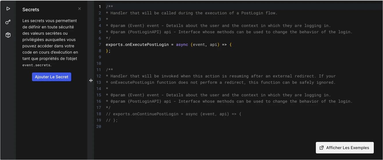 Éditeur de code d’actions : votre dépendance a été ajoutée.