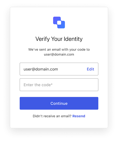 Login Passwordless Email Code