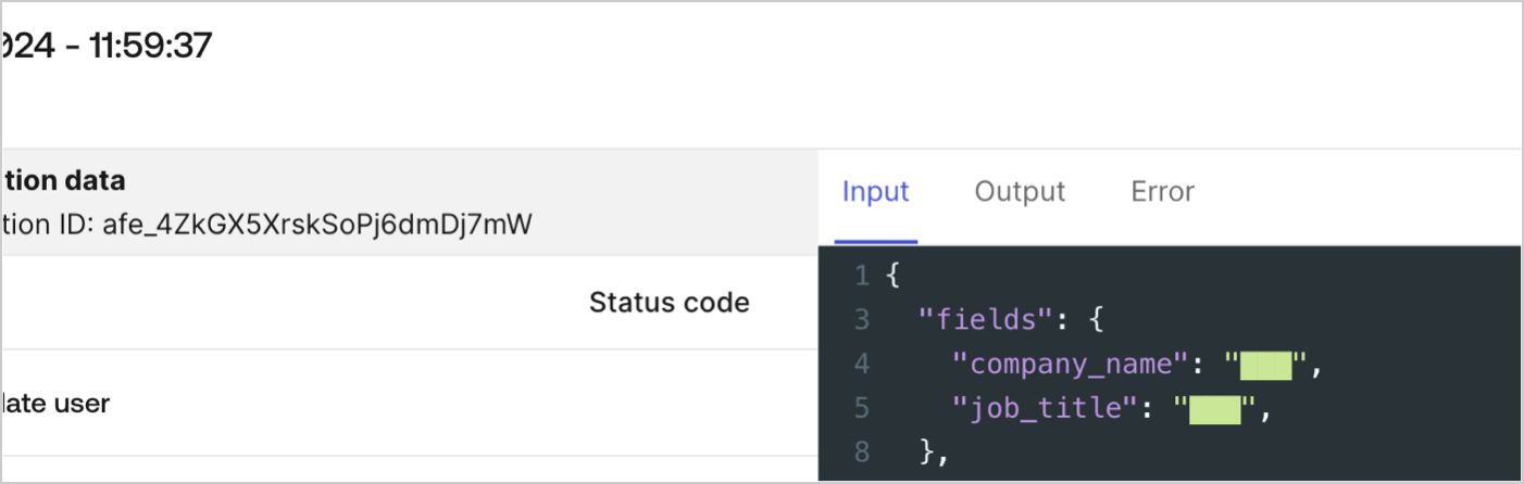 Dashboard > Actions > Forms > Flows > Execution