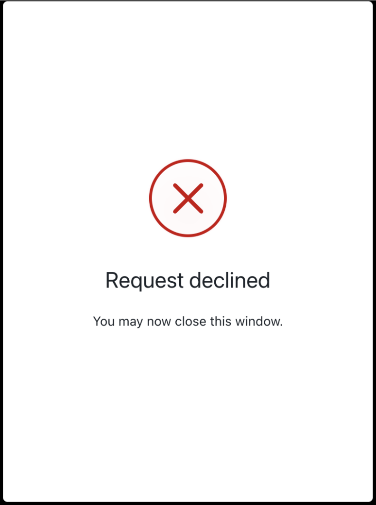 User accepts the authentication request