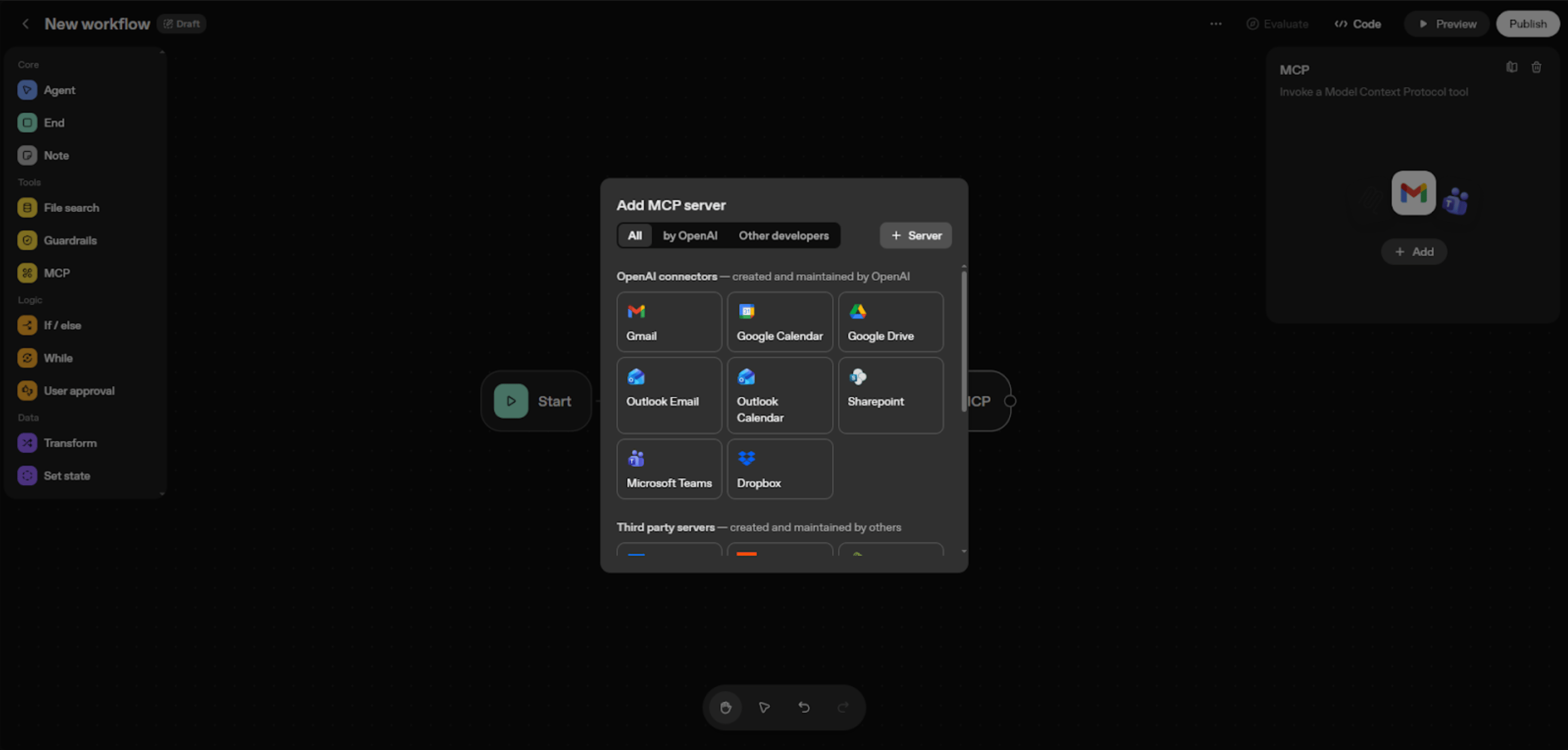 Agent builder step 2