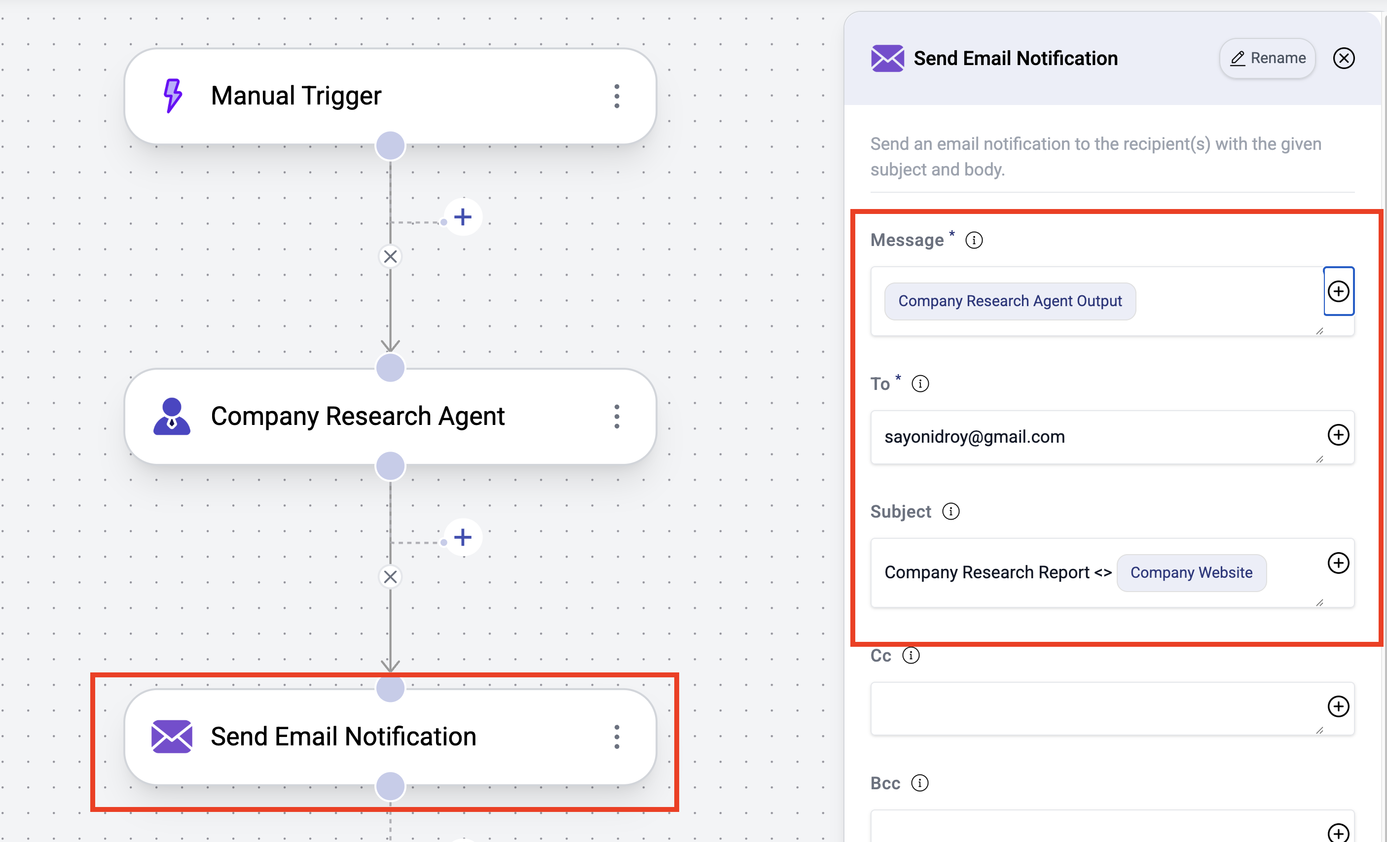 Create Agent with AI