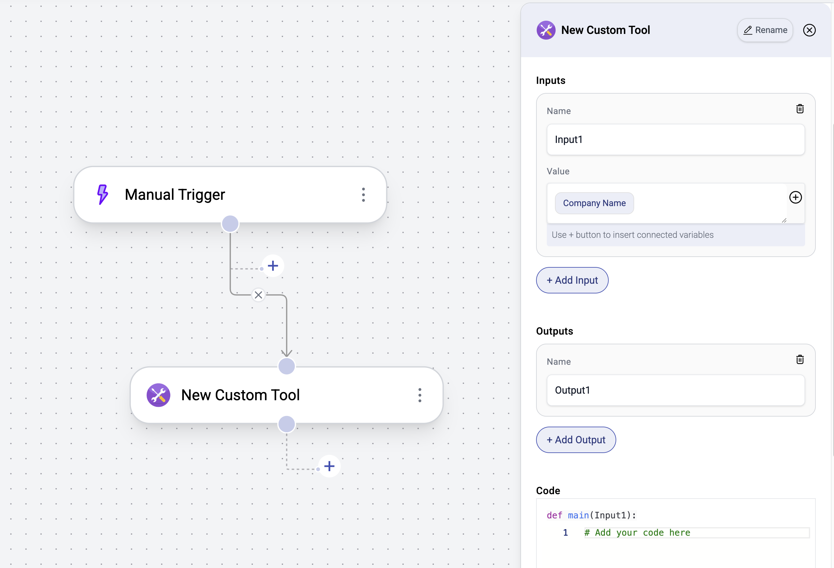 Custom Tools - GenFuse AI Docs