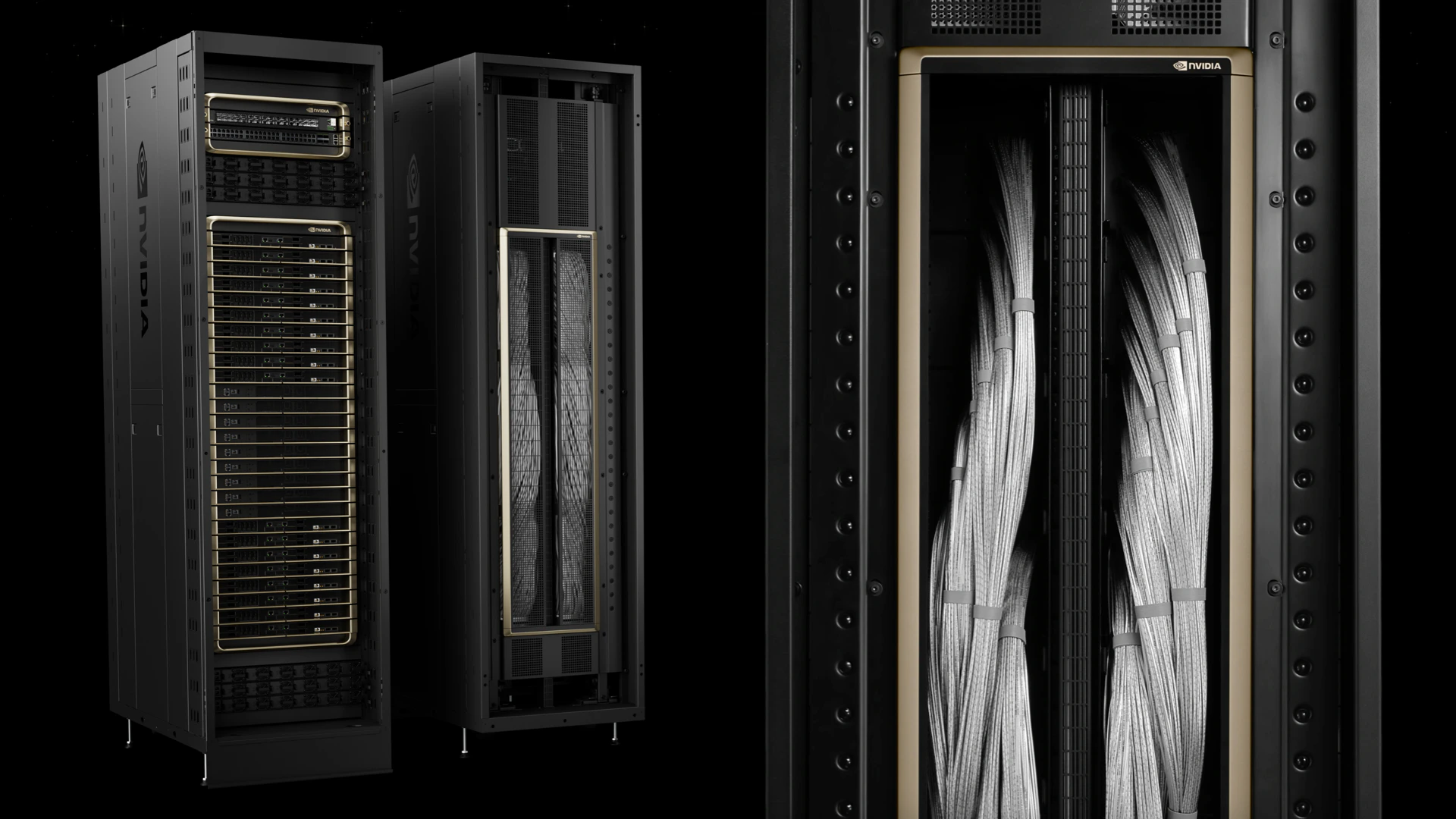 NVIDIA GB200 NVL72 rack