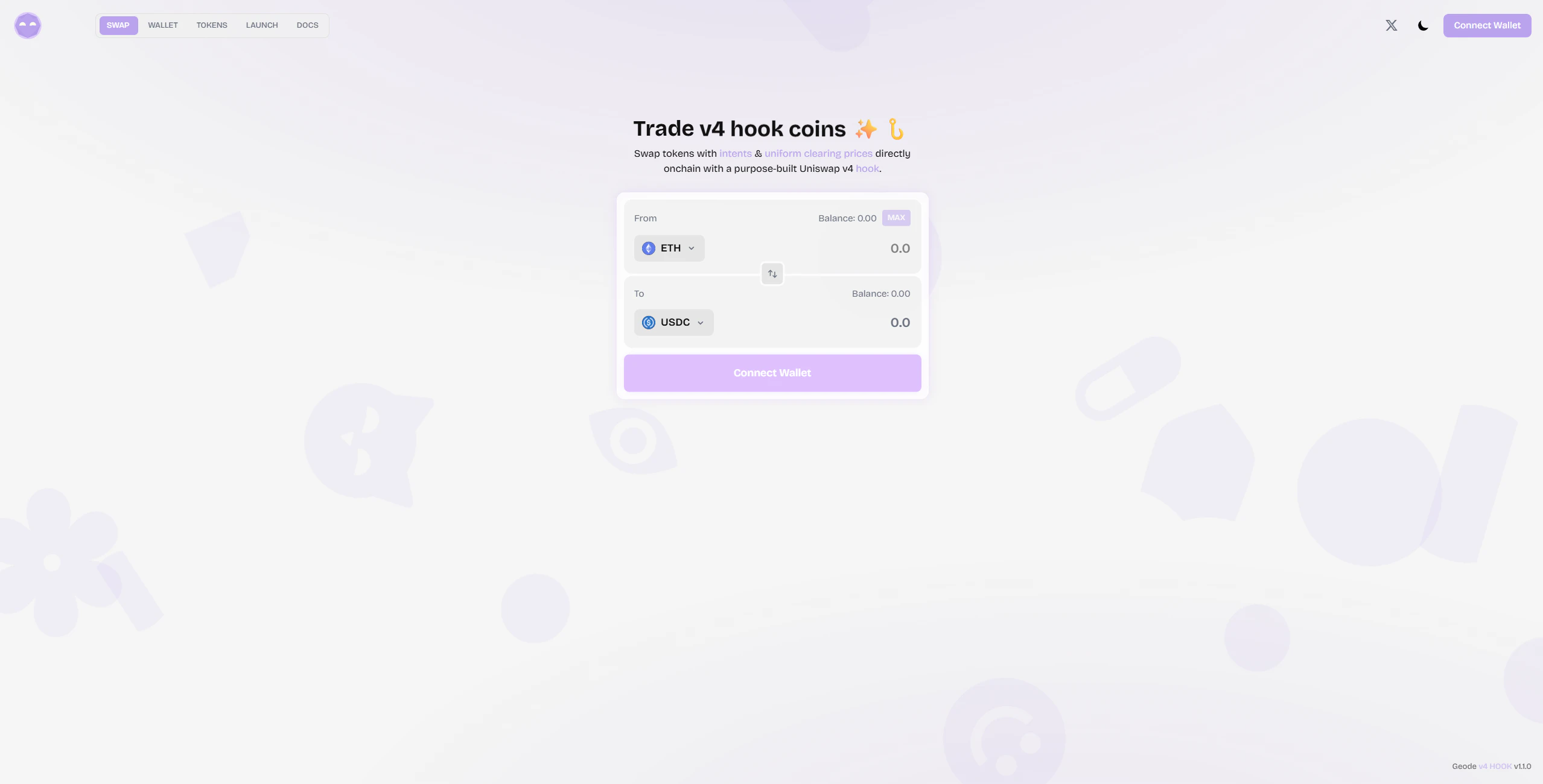 Geode swap interface