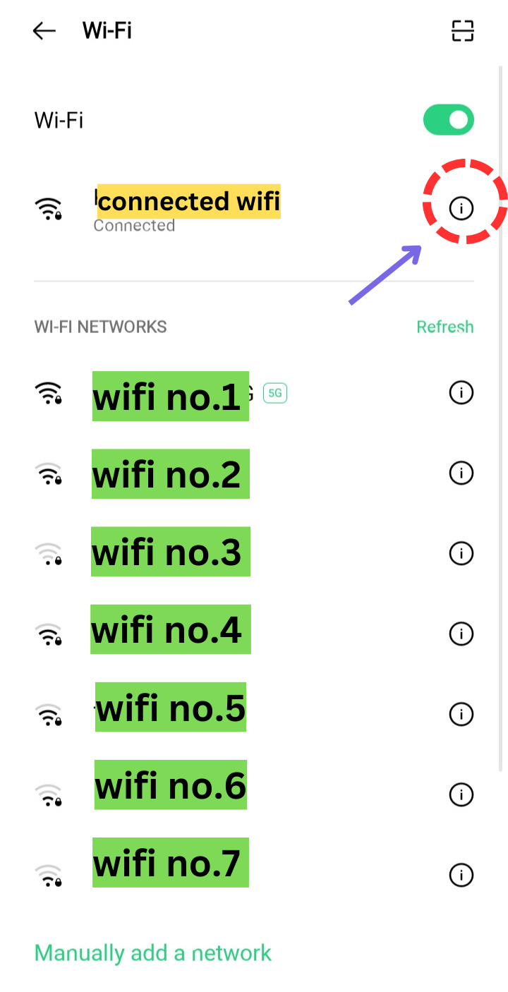 all wifi list