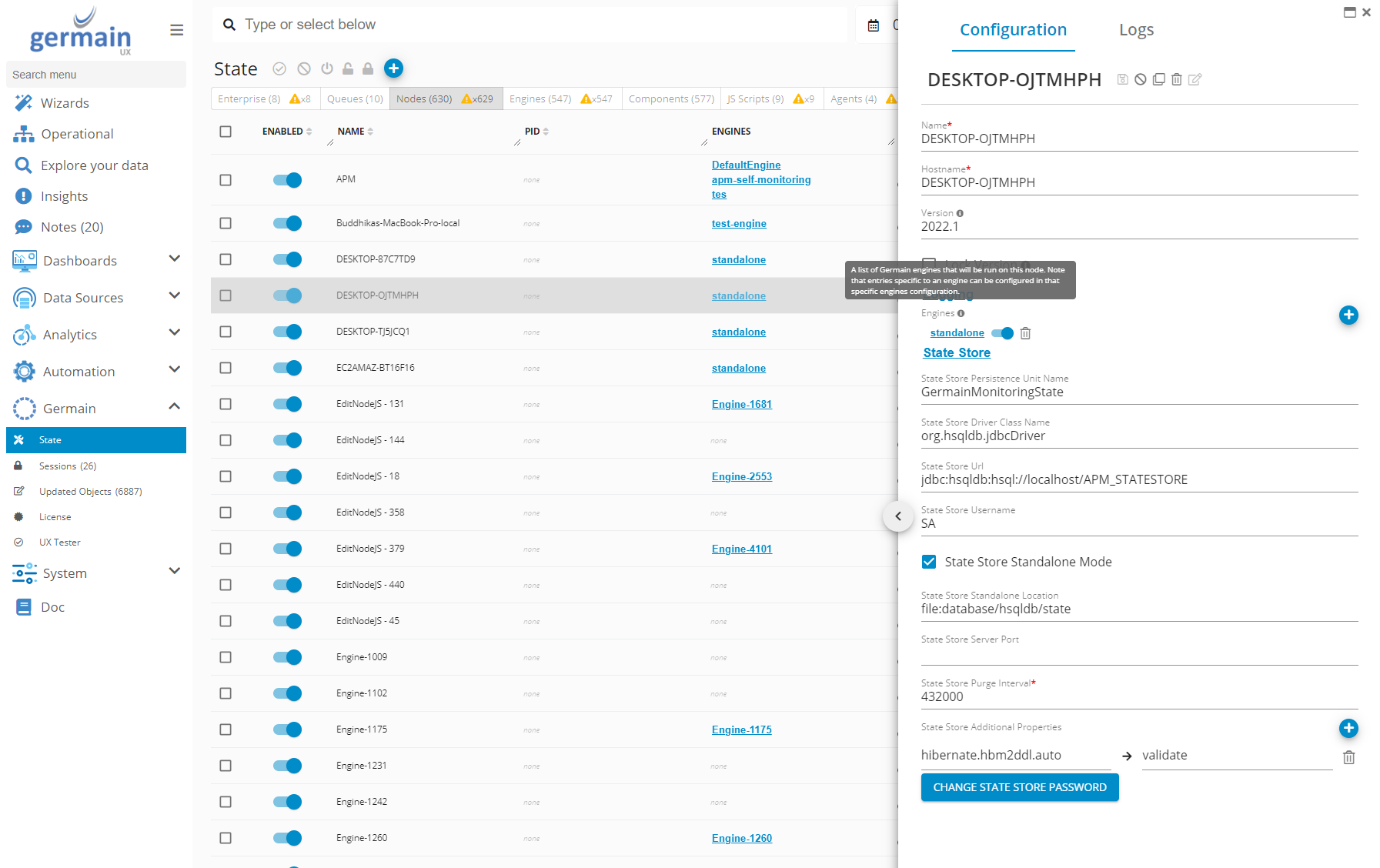 Authorize Node (Engine Manager)