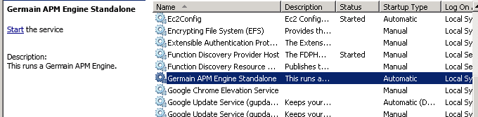 Engine Deployment: 5. Verify the service