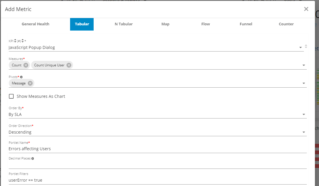 Error Monitoring for Salesforce Cloud (Configure): Include or Exclude Specific Errors