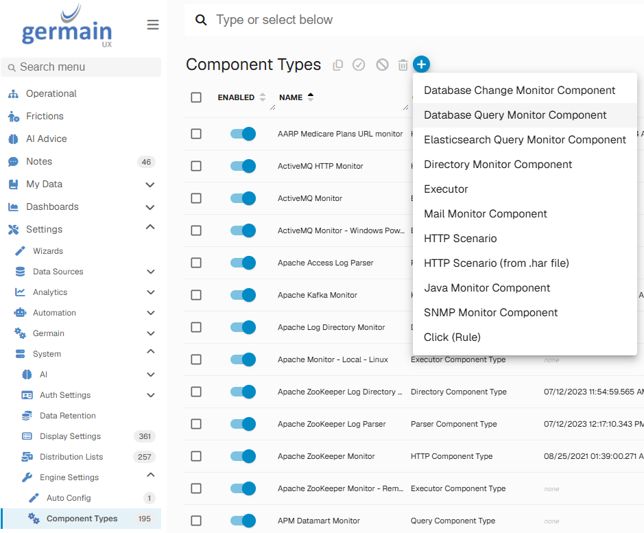 SQL Query: Create a Query Monitor component